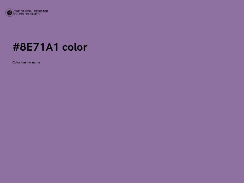 #8E71A1 color image