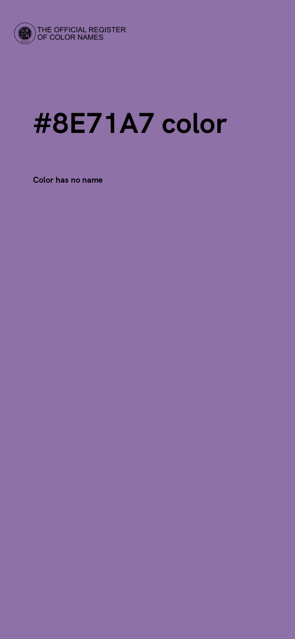 #8E71A7 color image