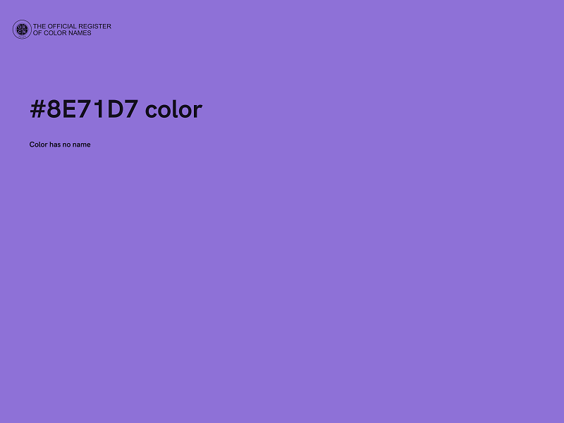 #8E71D7 color image