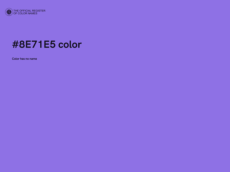 #8E71E5 color image