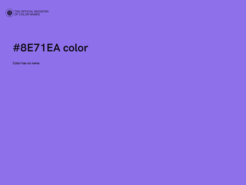 #8E71EA color image