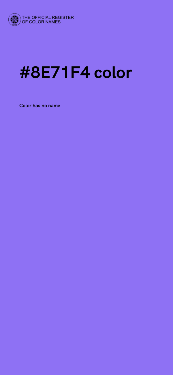 #8E71F4 color image