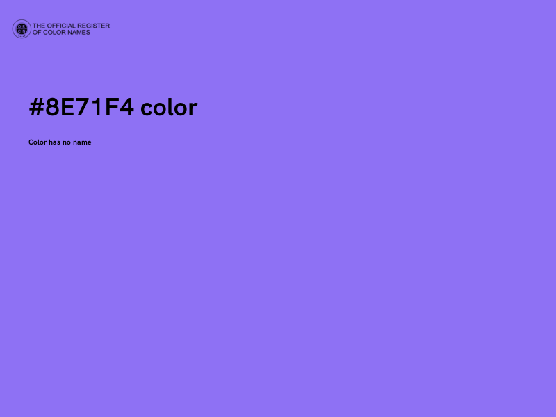 #8E71F4 color image