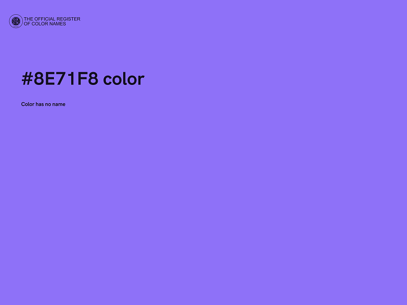 #8E71F8 color image