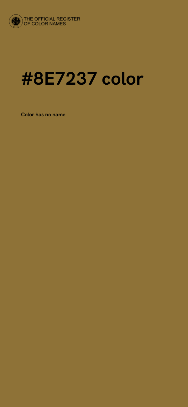 #8E7237 color image