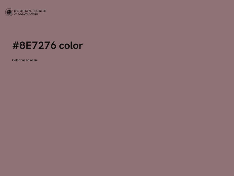 #8E7276 color image