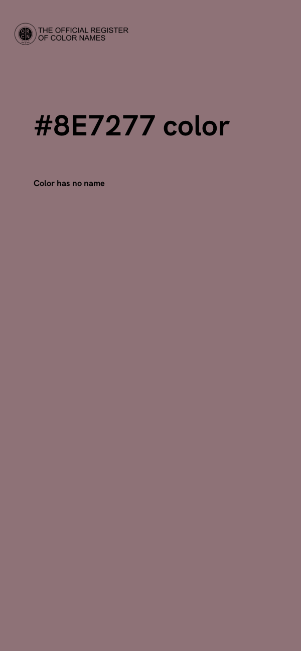 #8E7277 color image