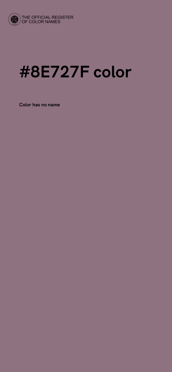 #8E727F color image