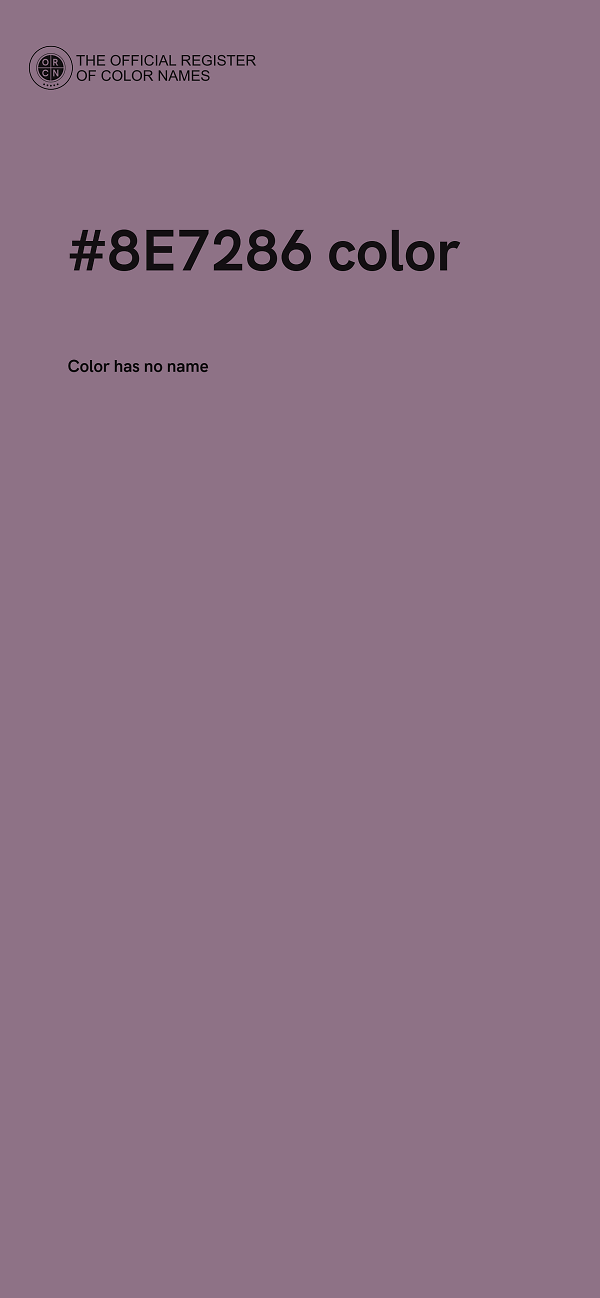 #8E7286 color image