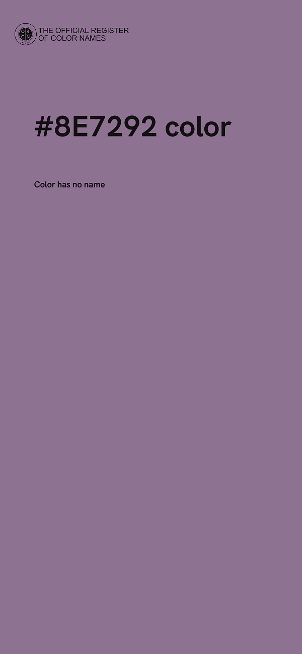 #8E7292 color image