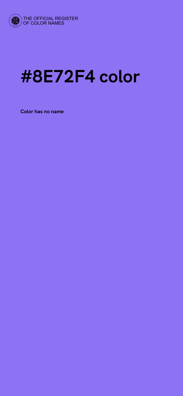 #8E72F4 color image