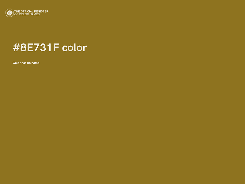 #8E731F color image