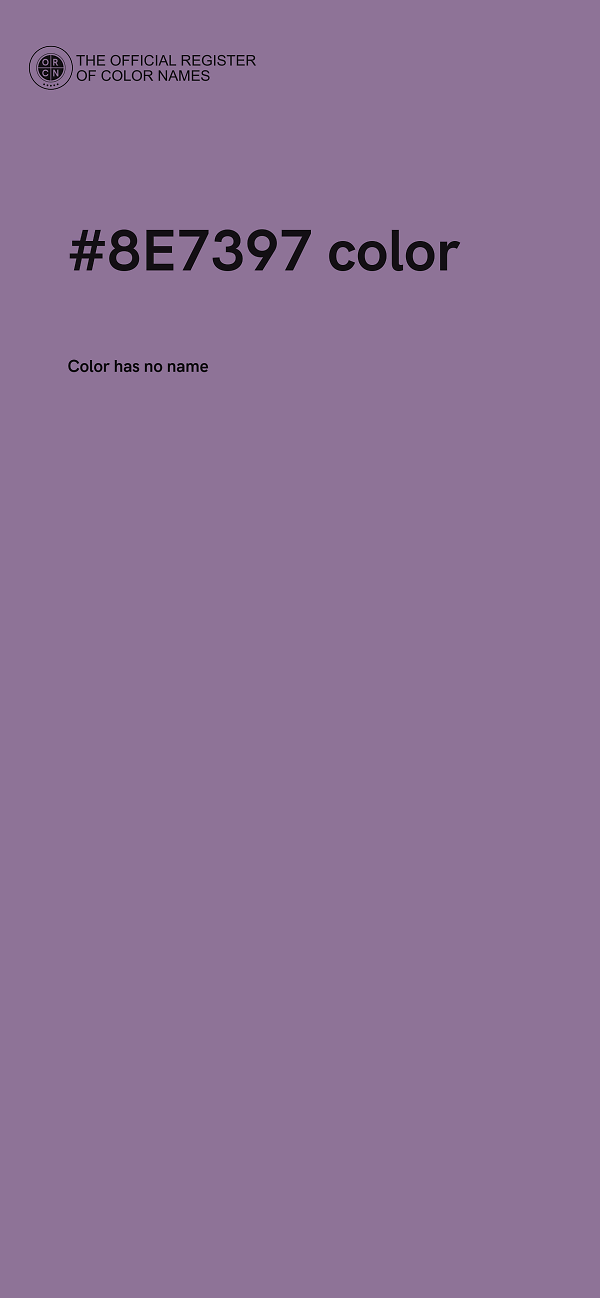 #8E7397 color image