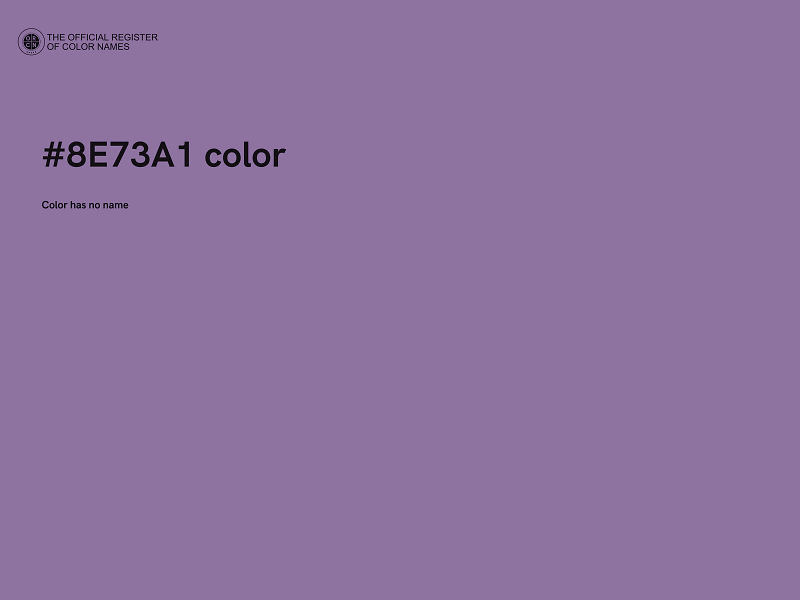 #8E73A1 color image