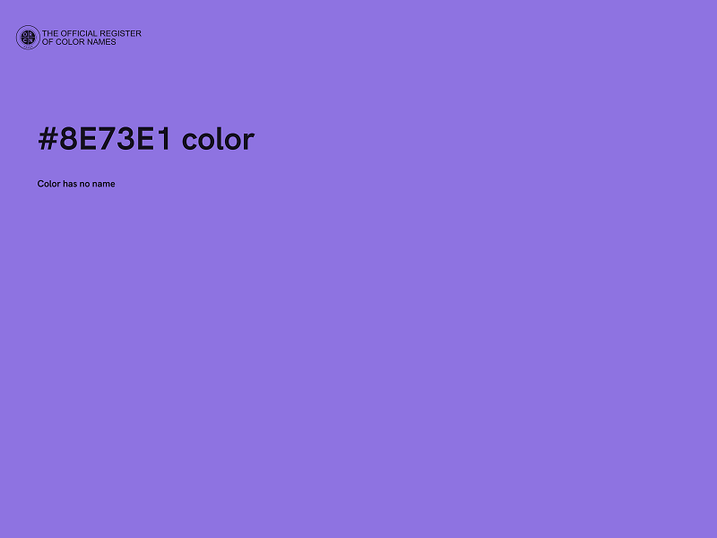 #8E73E1 color image