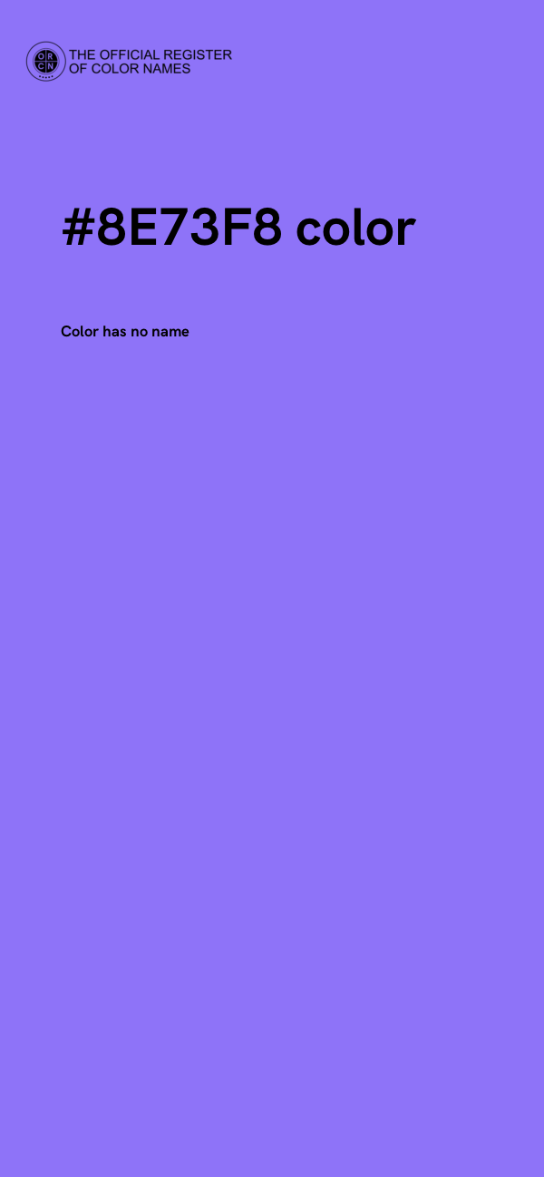 #8E73F8 color image