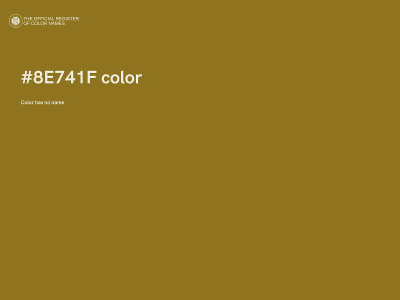 #8E741F color image