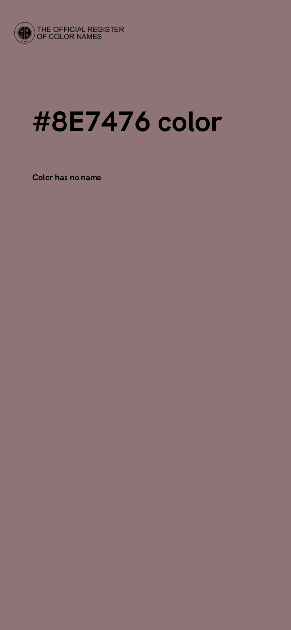 #8E7476 color image