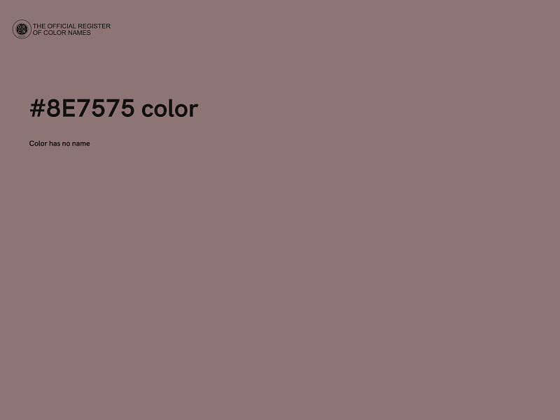 #8E7575 color image