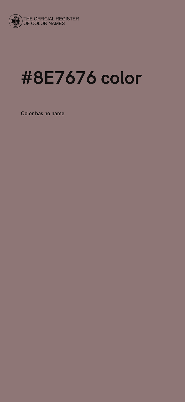 #8E7676 color image