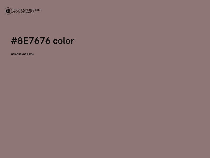 #8E7676 color image