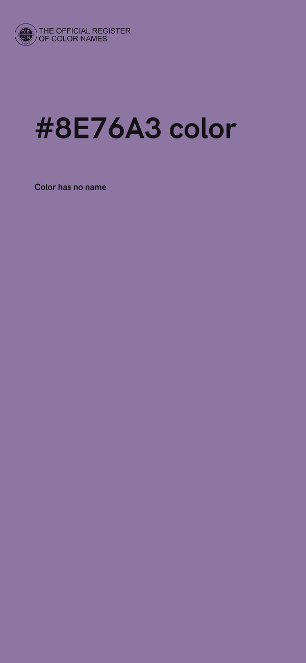 #8E76A3 color image
