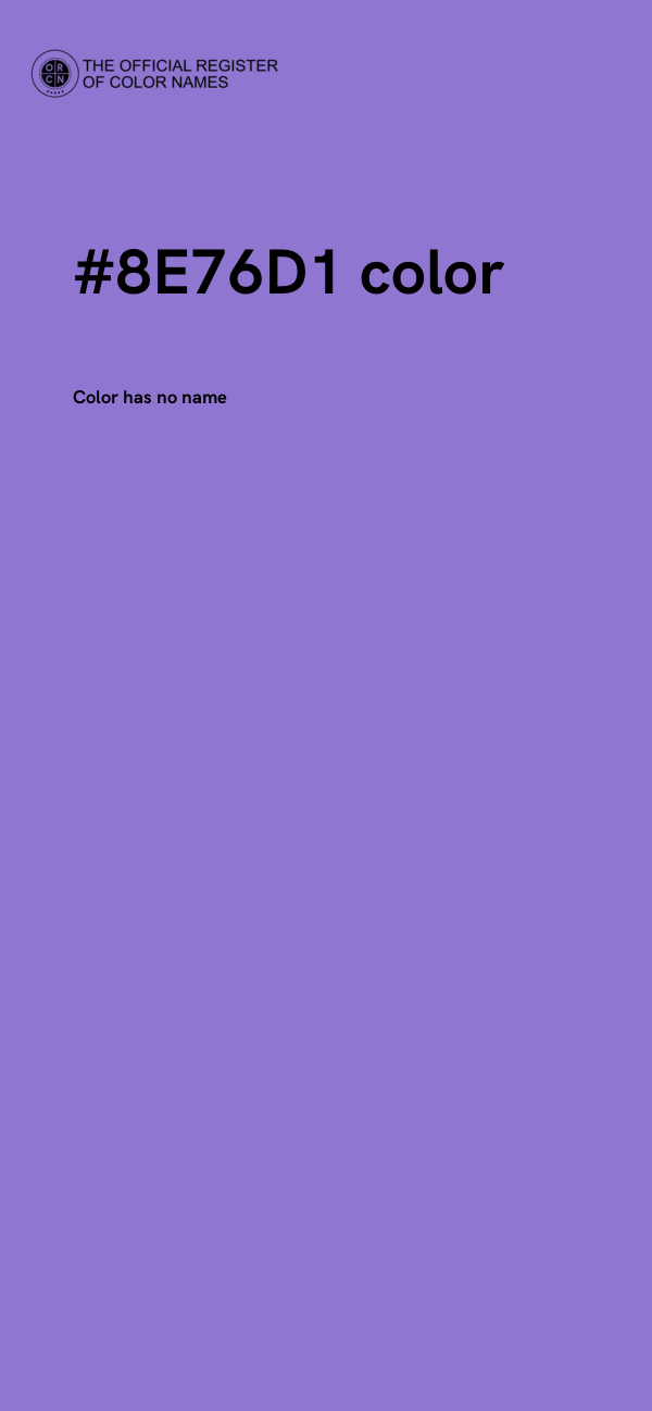 #8E76D1 color image