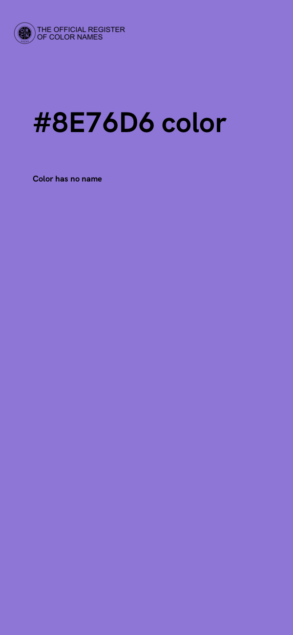 #8E76D6 color image