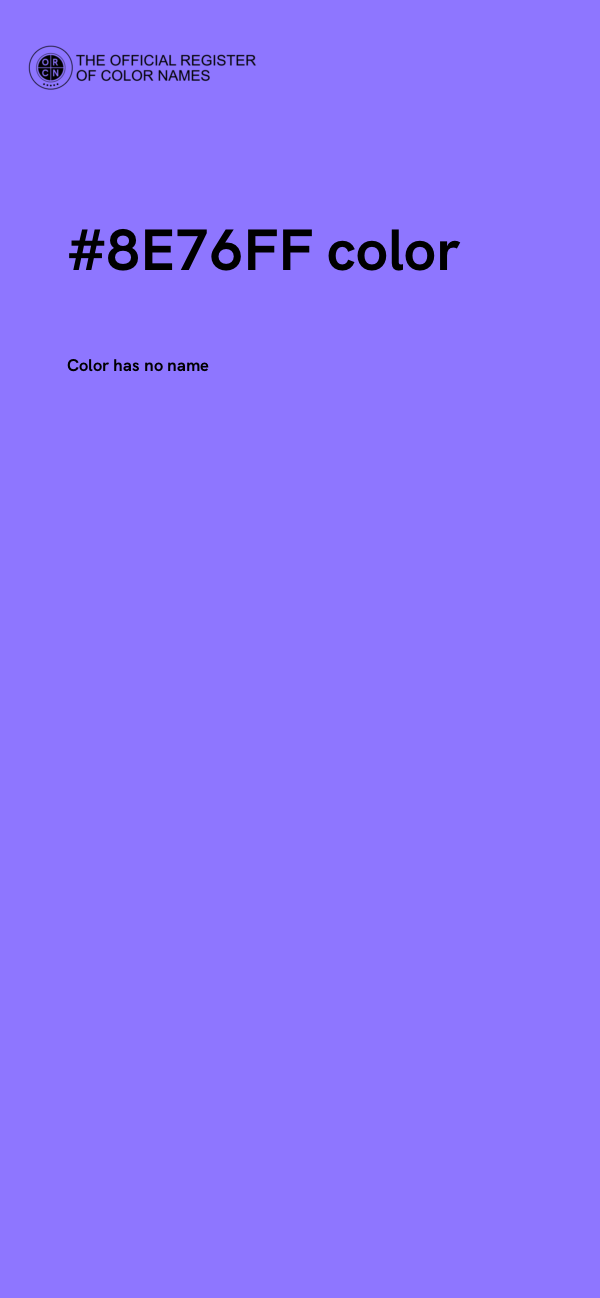 #8E76FF color image