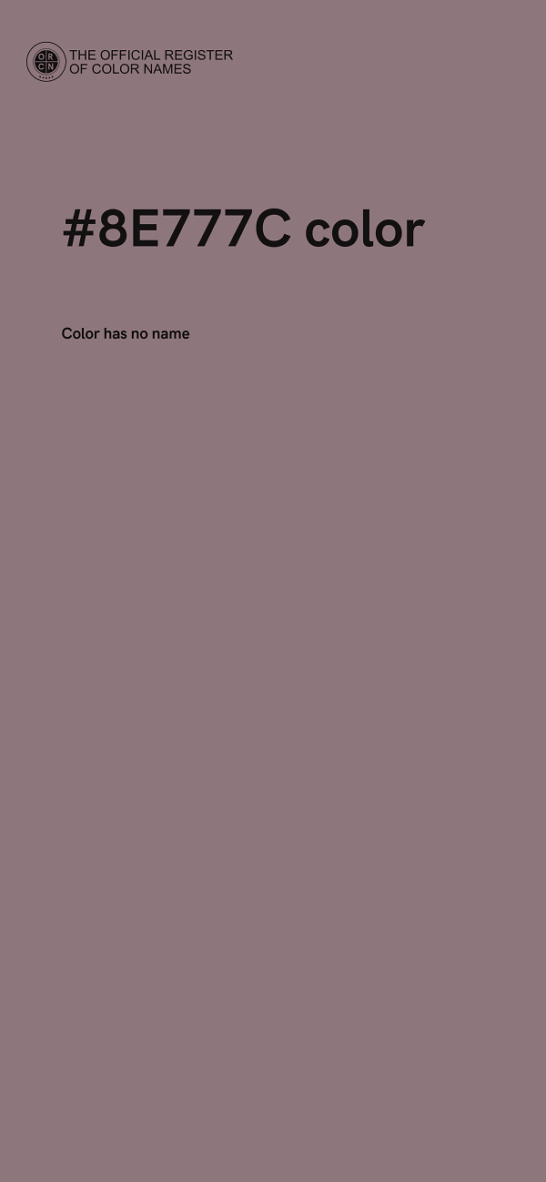 #8E777C color image