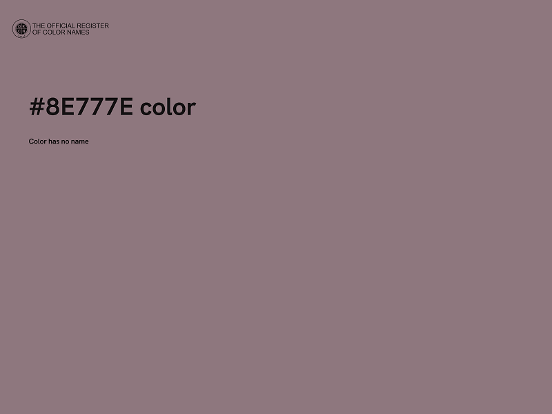 #8E777E color image