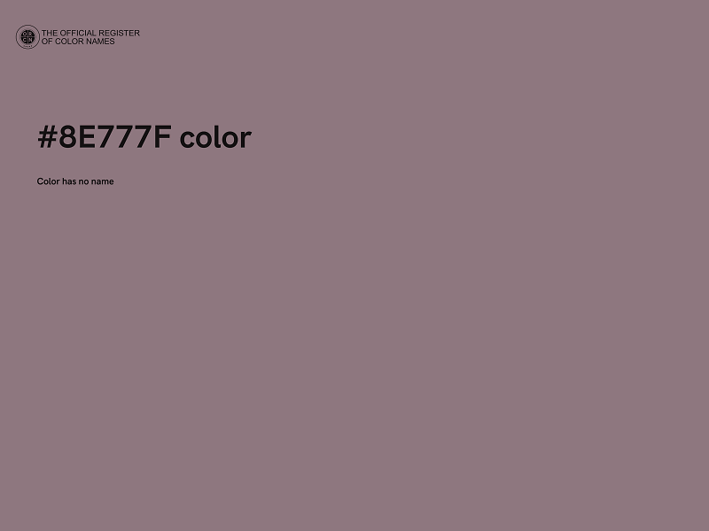 #8E777F color image