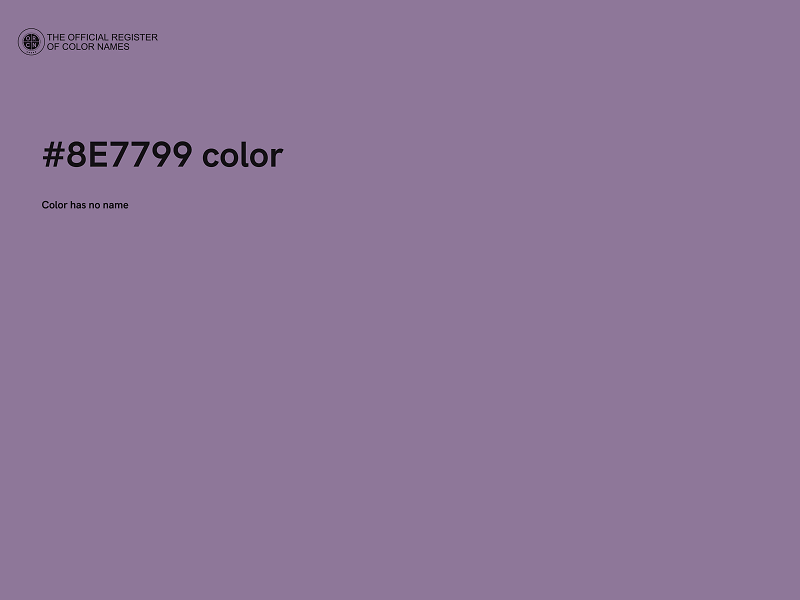 #8E7799 color image