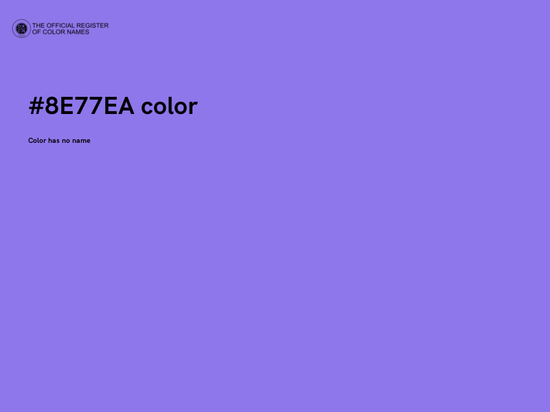 #8E77EA color image