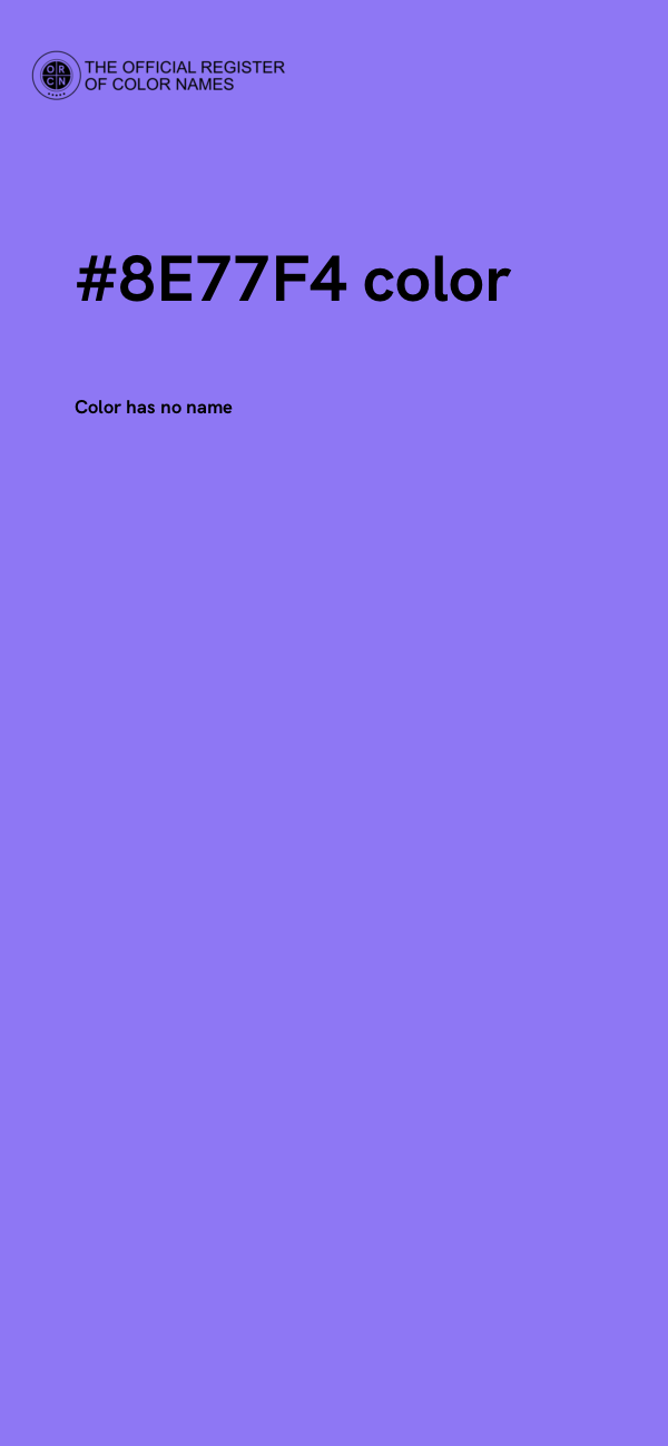 #8E77F4 color image