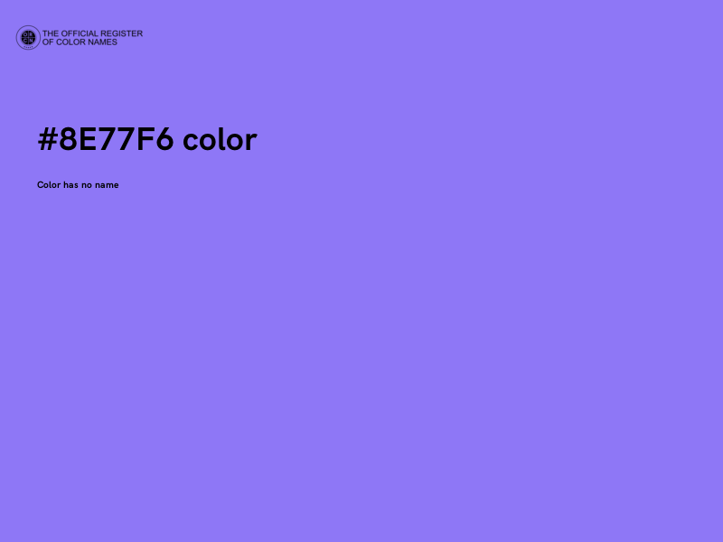 #8E77F6 color image