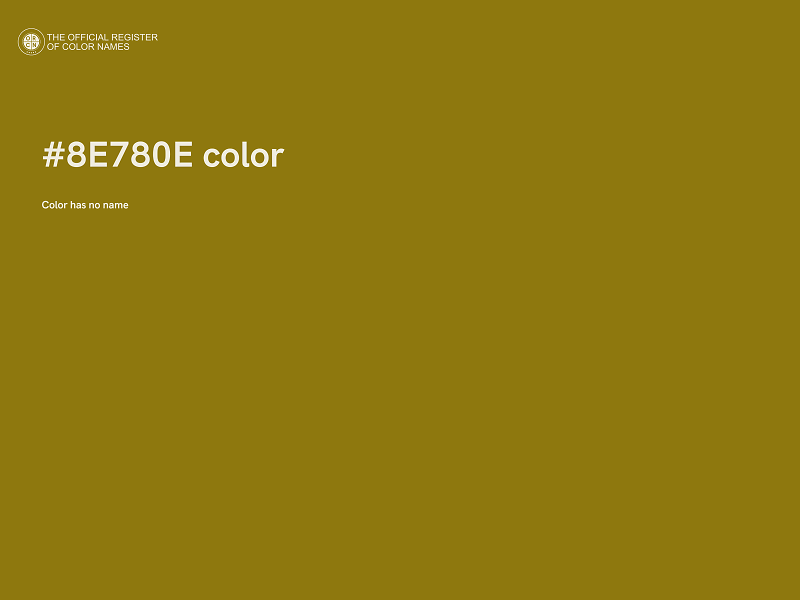 #8E780E color image