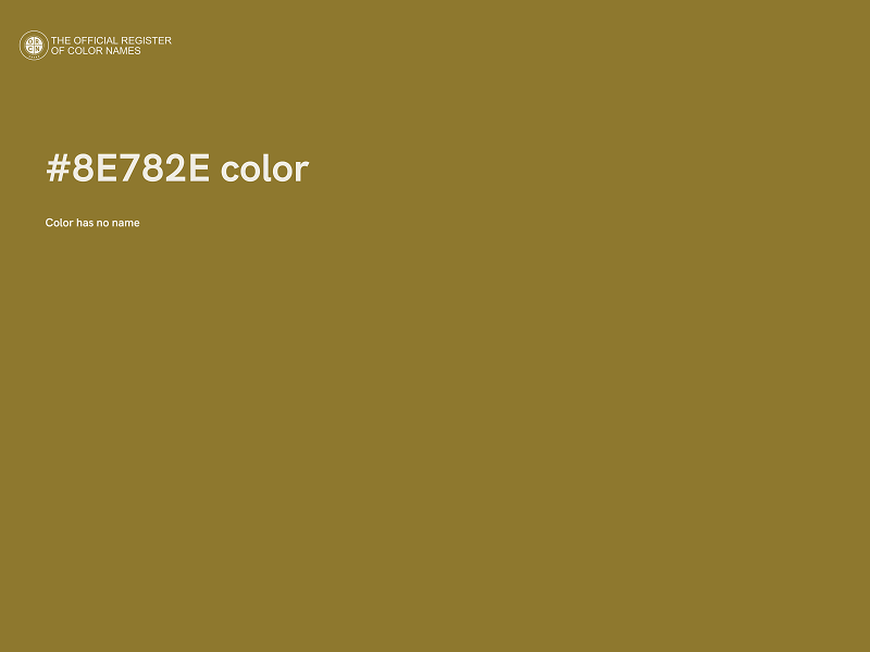 #8E782E color image