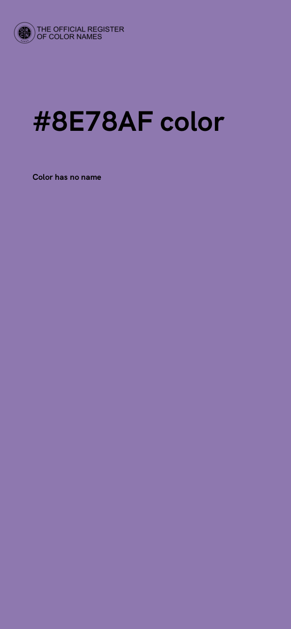 #8E78AF color image