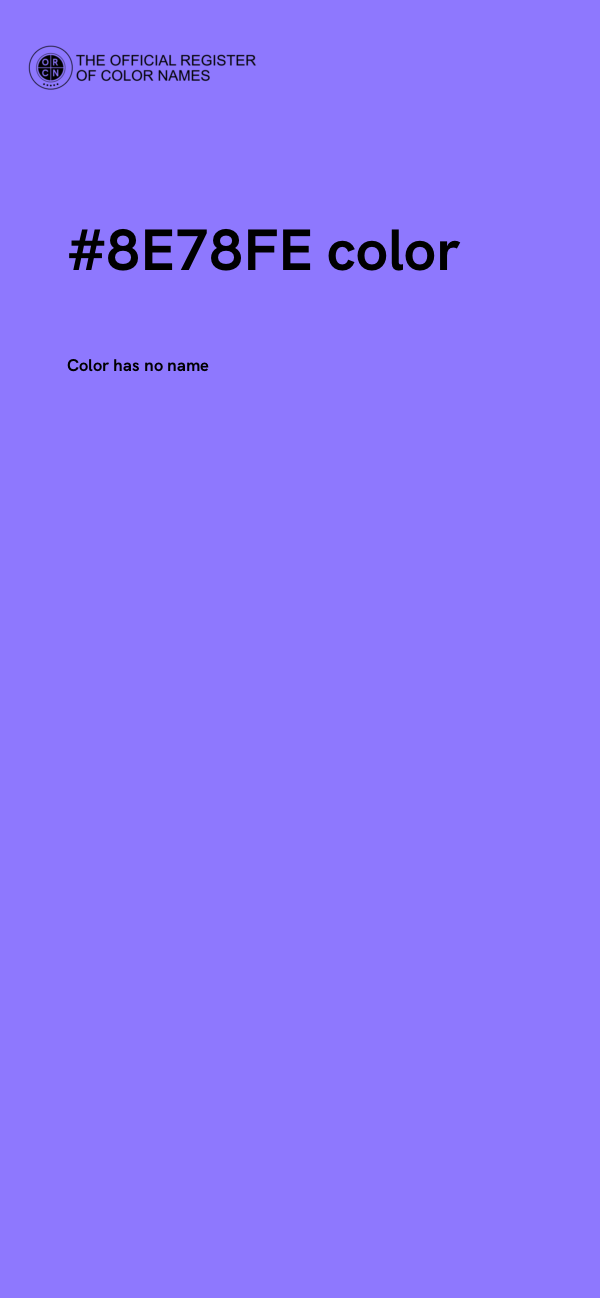 #8E78FE color image
