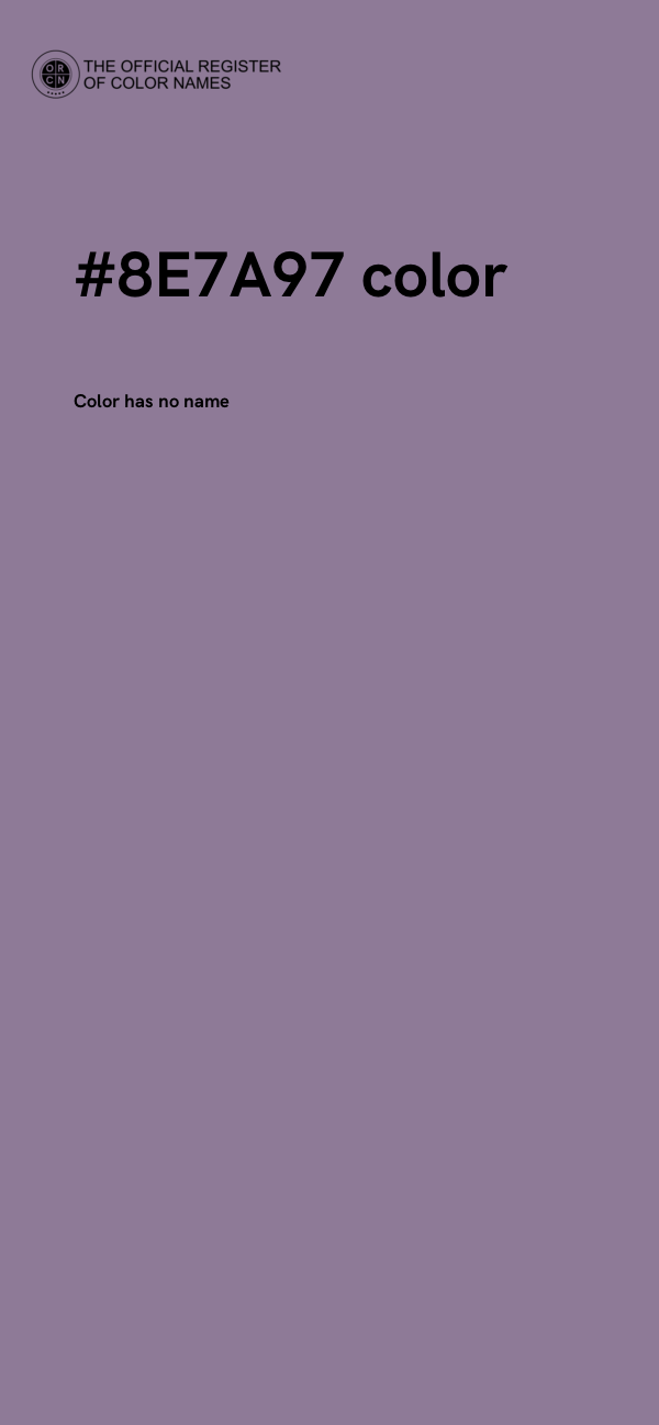#8E7A97 color image