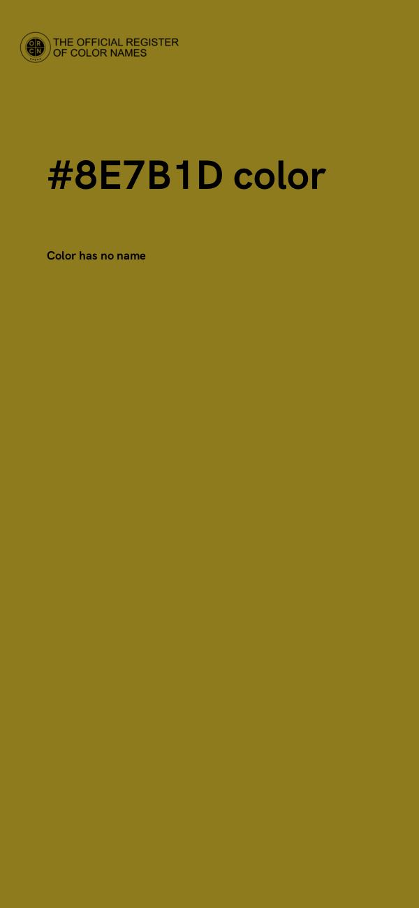 #8E7B1D color image