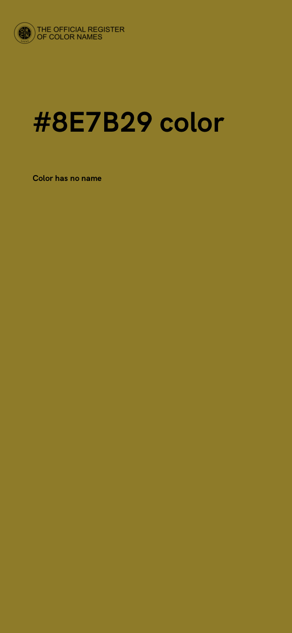 #8E7B29 color image
