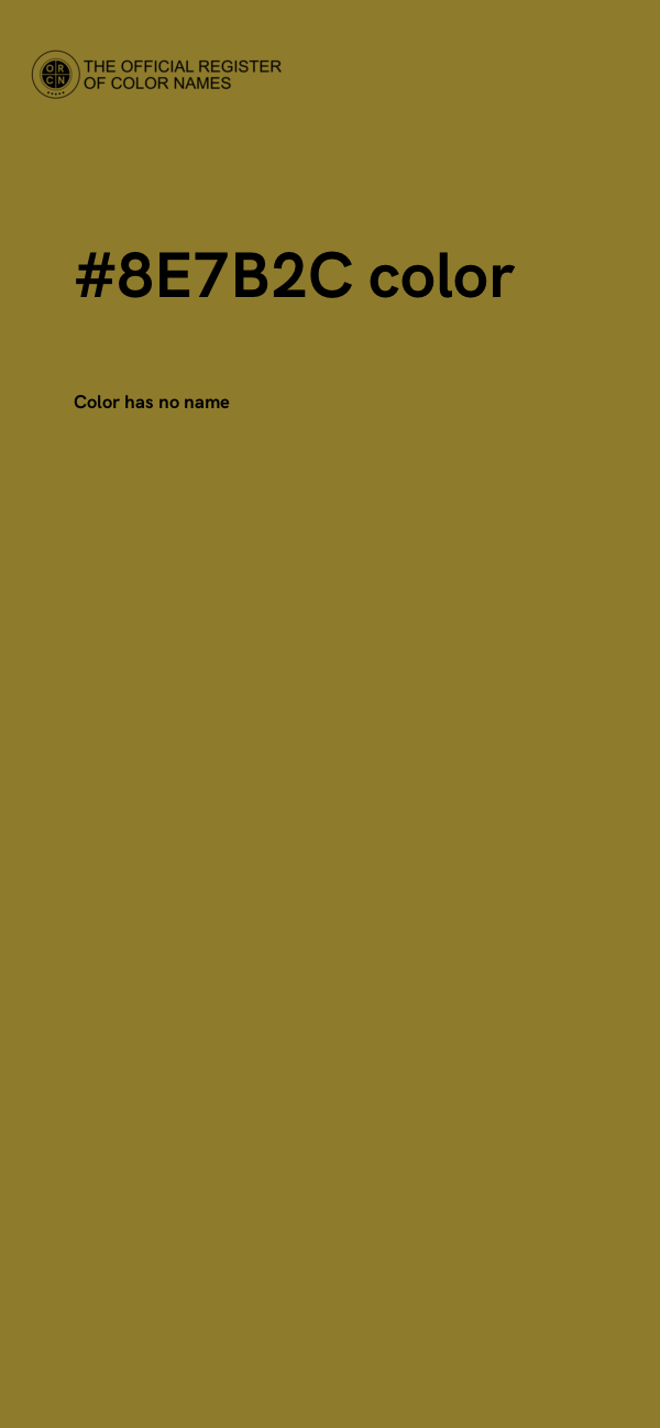 #8E7B2C color image