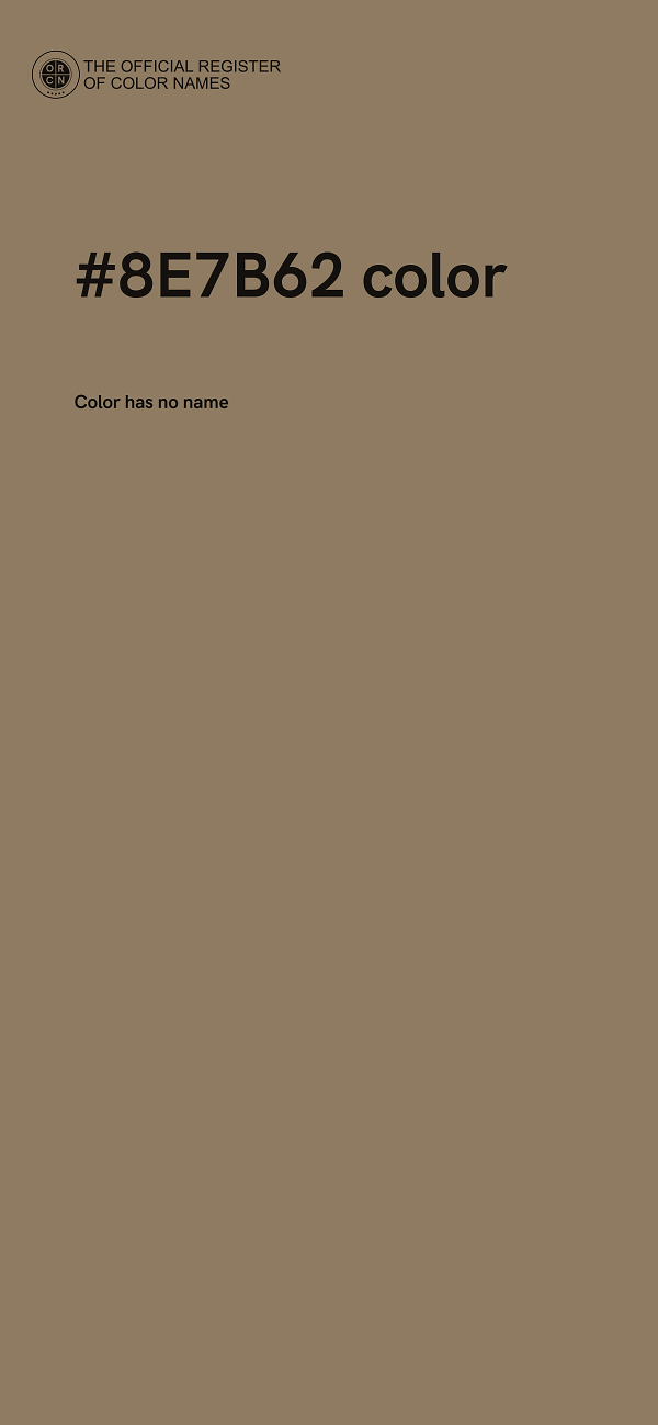 #8E7B62 color image
