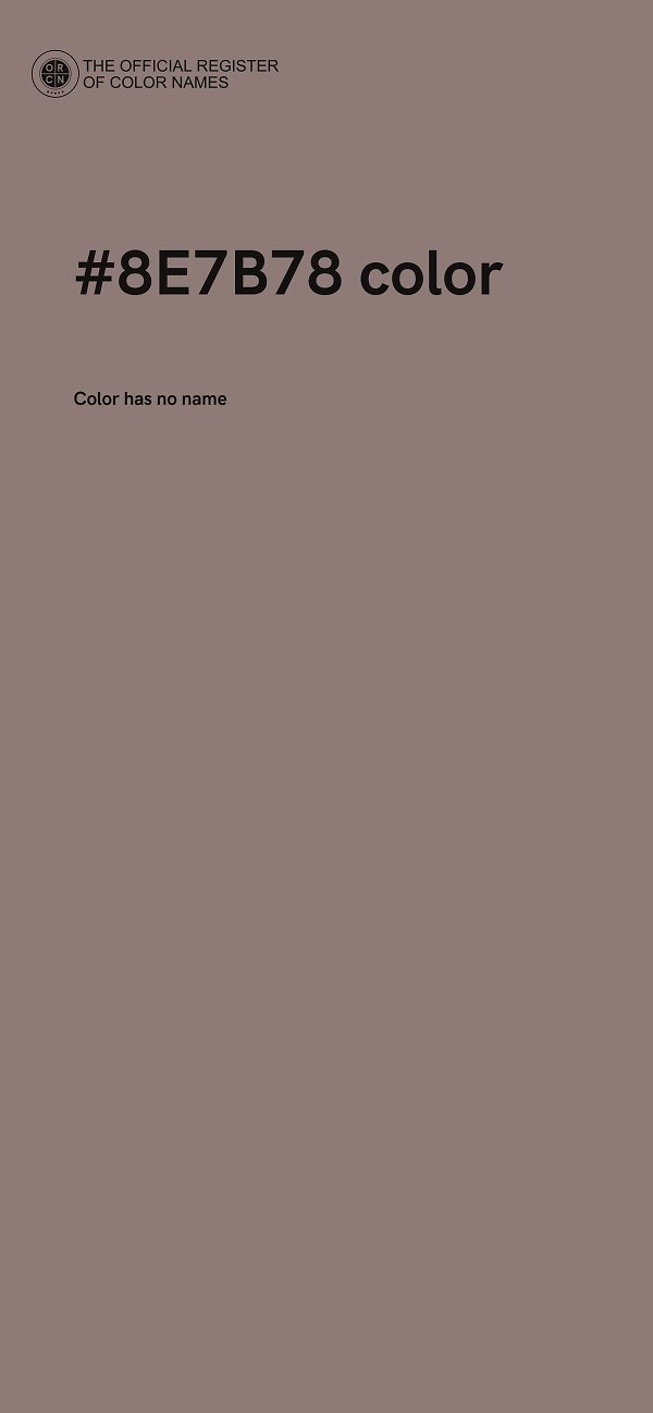 #8E7B78 color image
