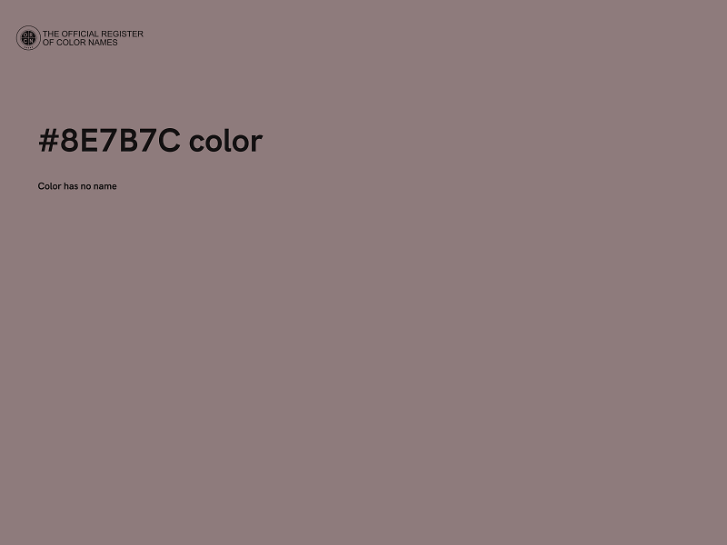 #8E7B7C color image