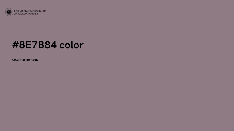 #8E7B84 color image