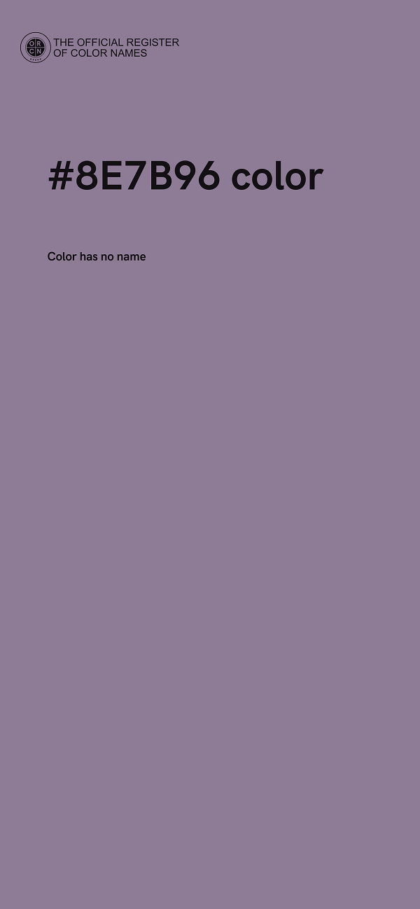 #8E7B96 color image