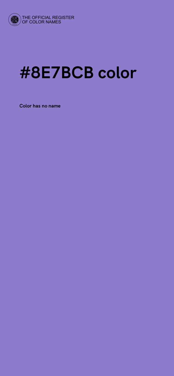 #8E7BCB color image